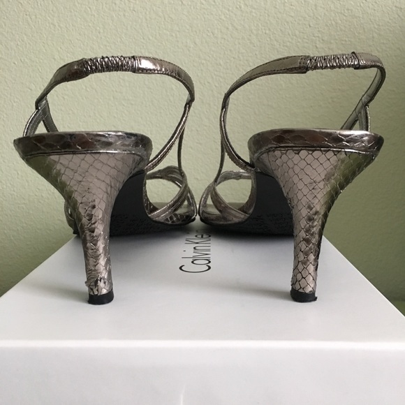 Calvin Klein Natalia Metallic Snake Print - Picture 5 of 6